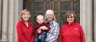 Trailblazing trio walk Wisconsin Way pilgrimage